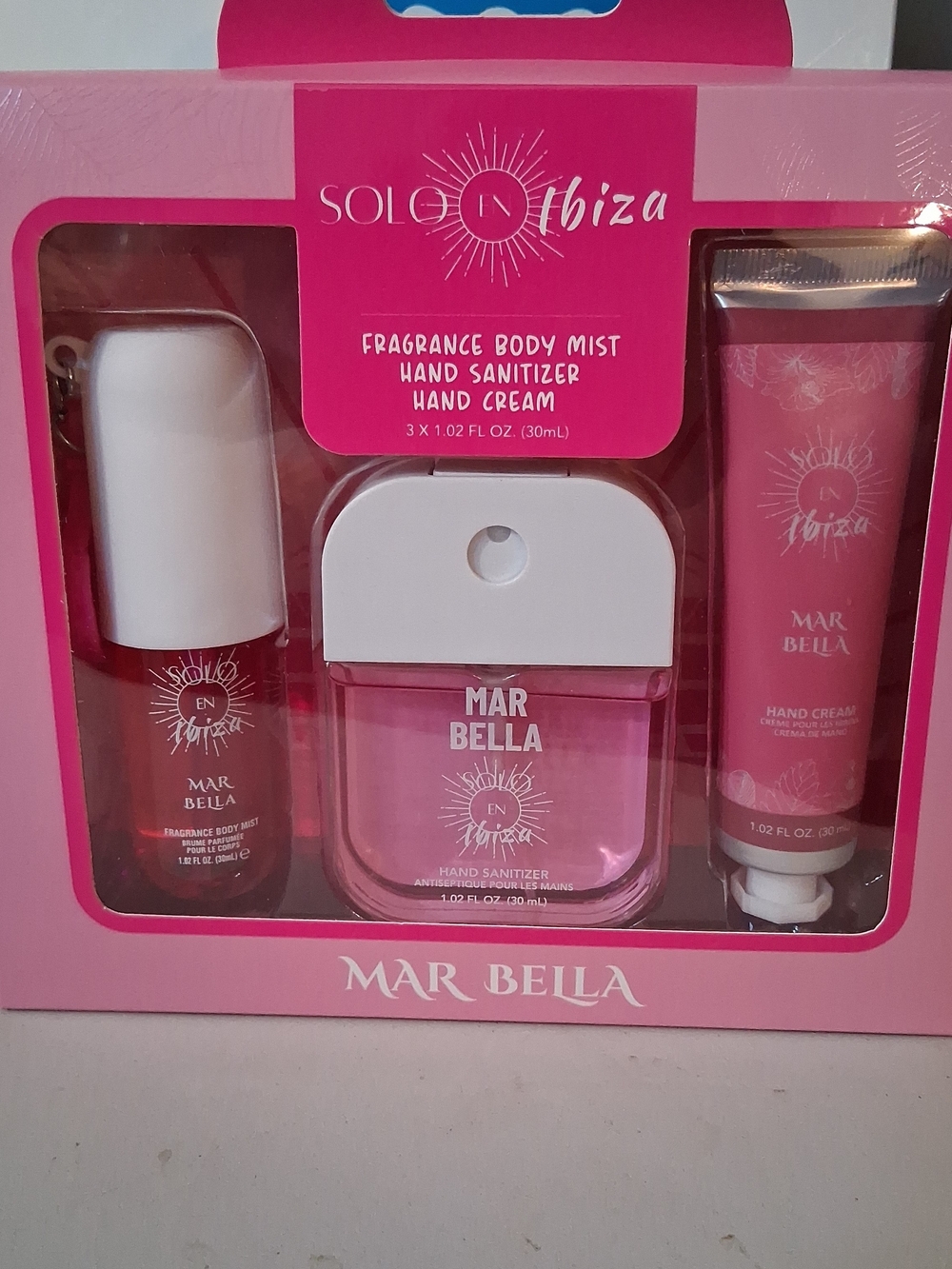Solo en Ibiza Mar Bella Pink Fragrance & Hand Care Set